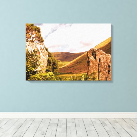 山 キャンバスプリント (インサイチュ (ウッドフロア))