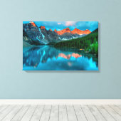 山 キャンバスプリント (インサイチュ (ウッドフロア))