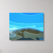 山 キャンバスプリント (正面)