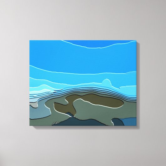 山 キャンバスプリント (正面)