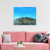 山 キャンバスプリント (インサイチュ (リビング))