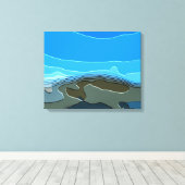 山 キャンバスプリント (インサイチュ (ウッドフロア))