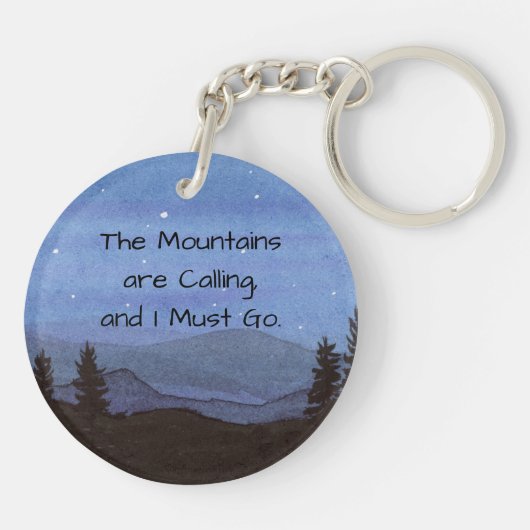 山 キーホルダー (裏面)