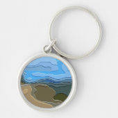 山 キーホルダー (正面)