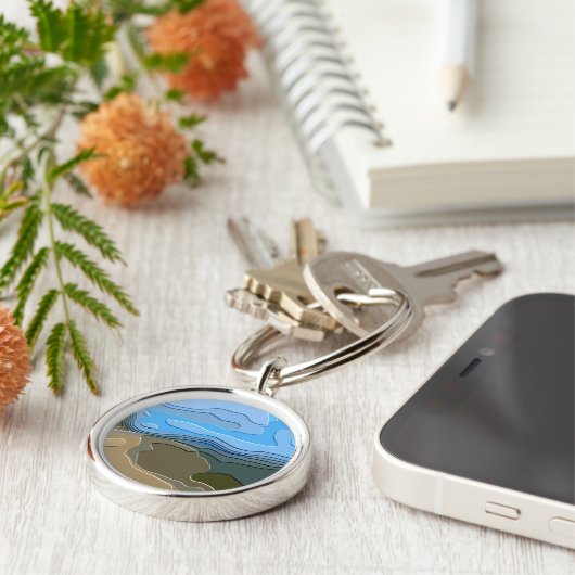 山 キーホルダー (側面)