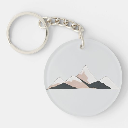 山 キーホルダー (正面)