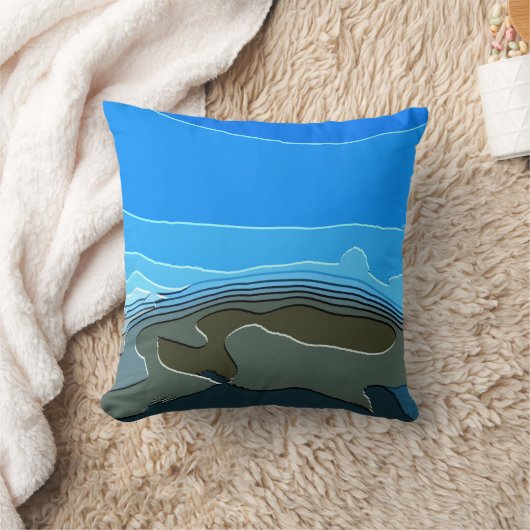 山 クッション (ブランケット)