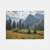 山 |コロラド州，ホリークロス・ワイルダネス フリースブランケット (正面(横))