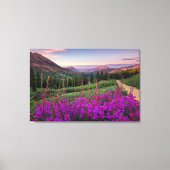 山 |コロラド州，ロッキー山脈 キャンバスプリント (正面)