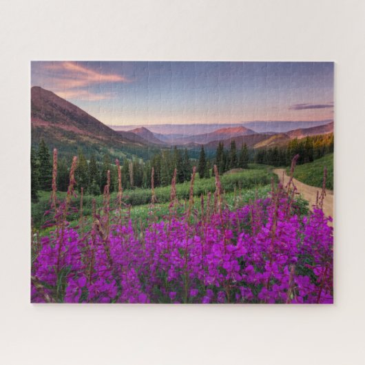 山 |コロラド州,ロッキー山脈 ジグソーパズル (横)