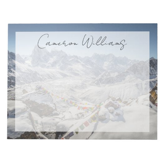 山 |コロラド州，ロッキー山脈 ノートパッド (正面)