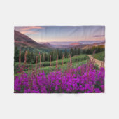 山 |コロラド州,ロッキー山脈 フリースブランケット (正面(横))