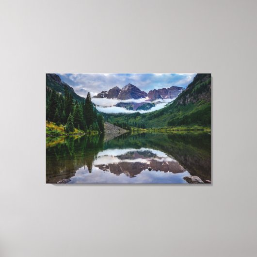 山 |コロラド《植物》アスペン キャンバスプリント (正面)