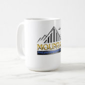 山 コーヒーマグカップ (正面左)