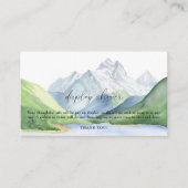 山 – シャワーを表示 エンクロージャーカード (正面)