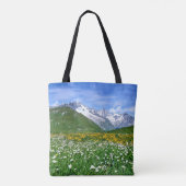 山 |スイスのアルプスバレー春 トートバッグ (裏面)