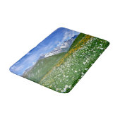 山 |スイスのアルプスバレー春 バスマット (アングル)