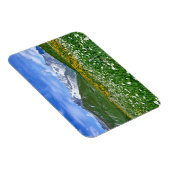 山 |スイスのアルプスバレー春 マグネット (右側)