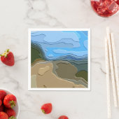 山 スタンダードカクテルナプキン (インサイチュ)