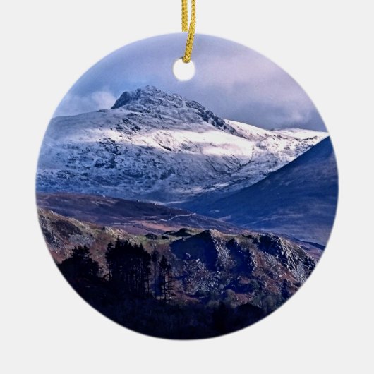 山 セラミックオーナメント (正面)