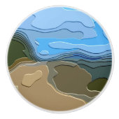 山 セラミックノブ (正面)