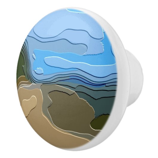 山 セラミックノブ (右)