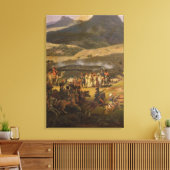 山・タボルの戦い、1808年4月16日 キャンバスプリント (インサイチュ (リビング))