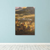 山・タボルの戦い、1808年4月16日 キャンバスプリント (インサイチュ (ウッドフロア))