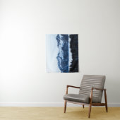 山、トウヒの森と雲 タペストリー (インサイチュ)