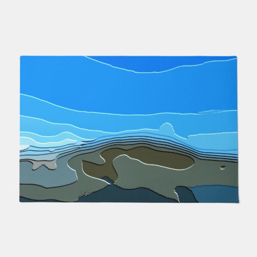 山 ドアマット (正面)