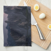 山 |ドロミテス山脈,イタリア キッチンタオル (四つ折り)