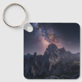 山 |ドロミテス山脈,イタリア キーホルダー (正面)