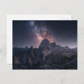 山 |ドロミテス山脈,イタリア ポストカード (正面/裏面)