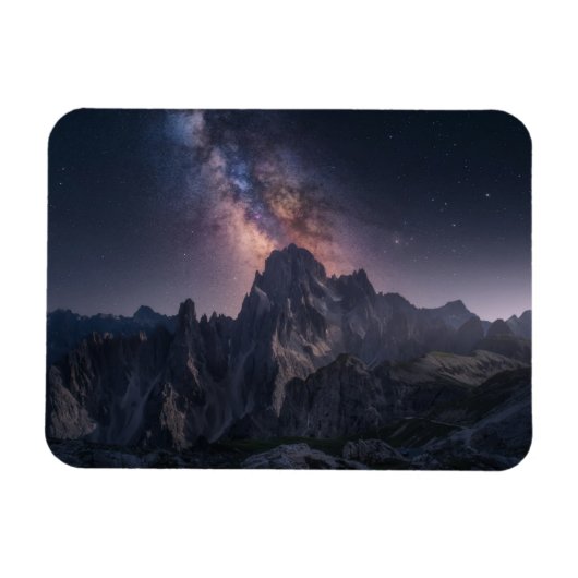 山 |ドロミテス山脈,イタリア マグネット (横)