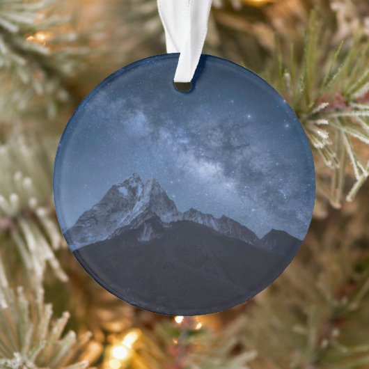 山 |ネパール，タムセルク山 オーナメント (ツリー)