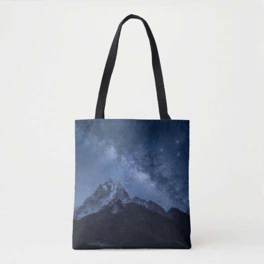 山 |ネパール,タムセルク山 トートバッグ (正面)