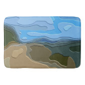 山 バスマット (正面)