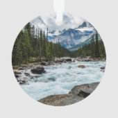 山 |バンフ国立公園アルバータ，カナダ オーナメント (裏面)