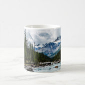 山 |バンフ国立公園アルバータ,カナダ コーヒーマグカップ (中央)