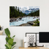 山 |バンフ国立公園アルバータ，カナダ ポスター (ホームオフィス)