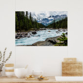 山 |バンフ国立公園アルバータ，カナダ ポスター (キッチン)