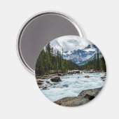 山 |バンフ国立公園アルバータ,カナダ マグネット (正面/裏面)