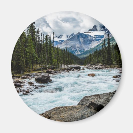 山 |バンフ国立公園アルバータ,カナダ マグネット (正面)