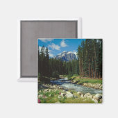 山 |バンフ国立公園 マグネット (正面/裏面)