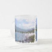 山 フロストグラスマグカップ (正面左)