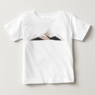 山 ベビーTシャツ