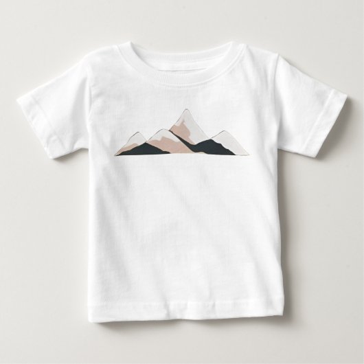 山 ベビーTシャツ (正面)