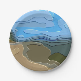 山 ペーパープレート