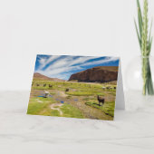 山 |ボリビア、アンデス カード (正面)