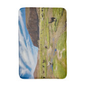 山 |ボリビア、アンデス バスマット (正面縦)